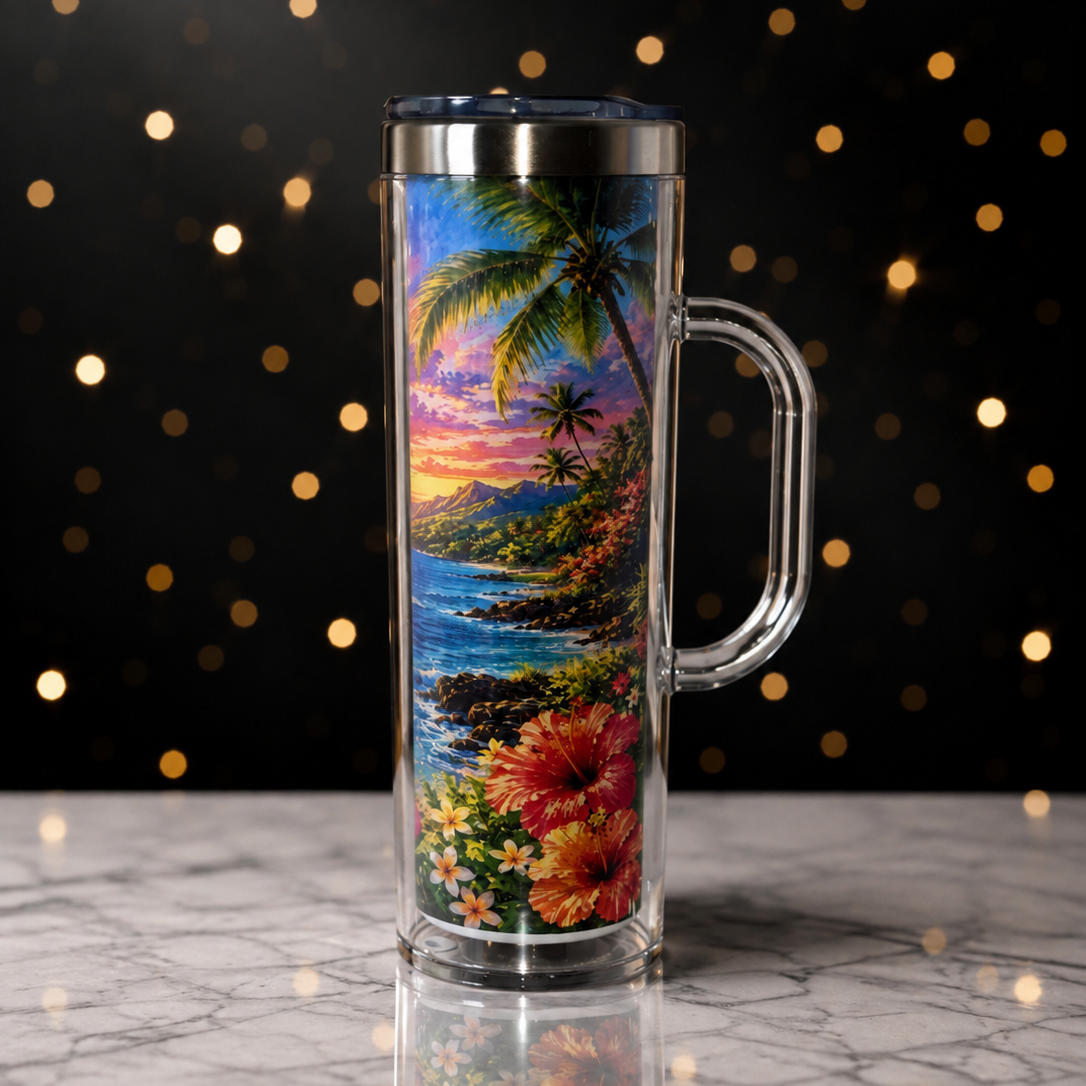 Paradise Sunset W/ Handle