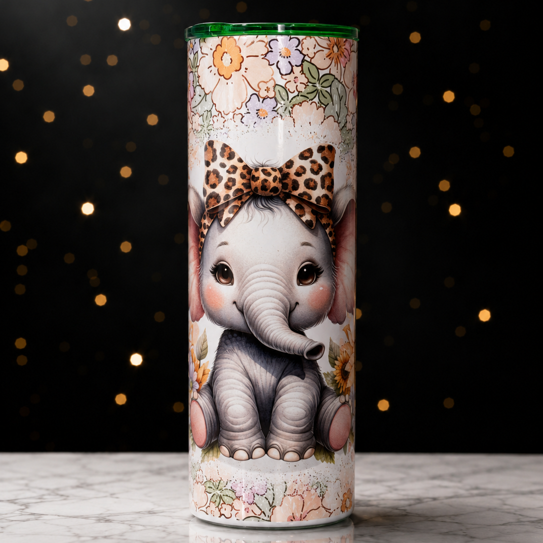 Sunflower Elephant- Teal