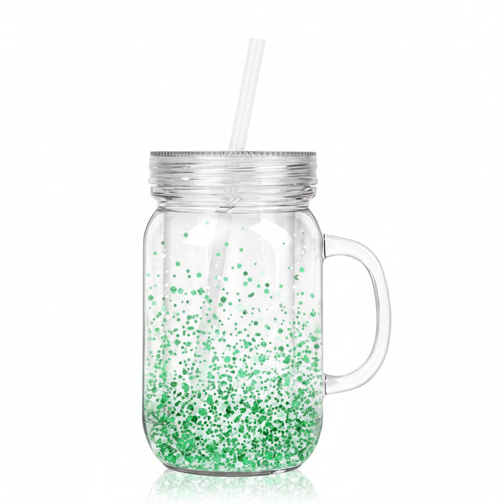 22oz Acrylic Mason Jar SnowGlobe